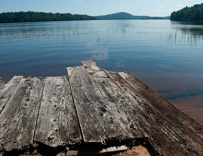 Old Dock on Cranberry Lake