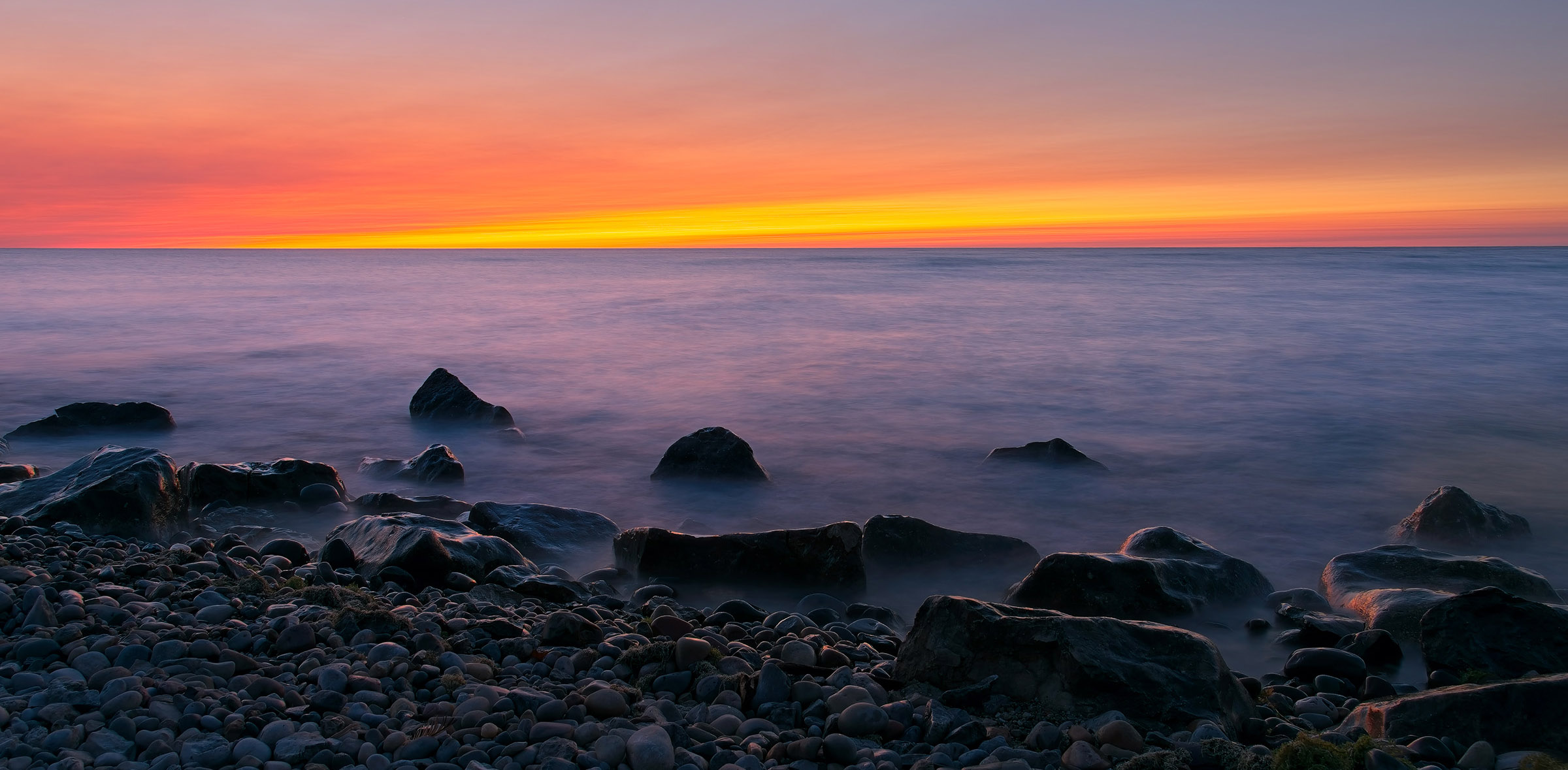 September Sunrise, Harrisville MI